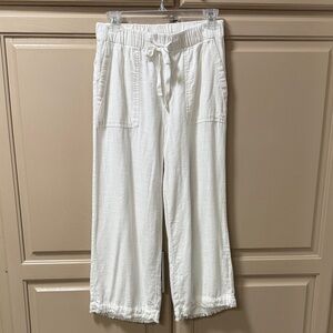 Thread & Supply Off-White Textured Pants size S